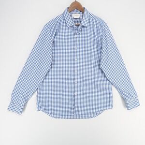 Ministry Of Supply Aero Dress Shirt Mens‎ XL Blue Check Plaid Long Sleeve